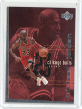 1998-99 Upper Deck Basketball Michael Jordan Checklist Card #310