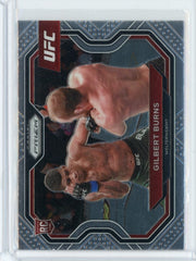 2021 Panini Prizm UFC Gilbert Burns RC Card #178