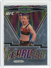 2021 Panini Prizm UFC Zhang Weili Fearless Card #20