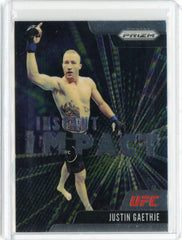 2021 Panini Prizm UFC Justin Gaethje Instant Impact Card # 15
