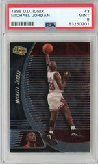 1998-99 Upper Deck Ionix Michael Jordan Card #3 PSA 9 MINT