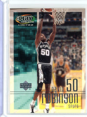 2002-03 Upper Deck Play Makers Basketball David Robinson Card #85