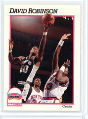 1991-92 NBA Hoops Basketball David Robinson Card #194