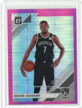 2019-20 Panini Donruss Optic Basketball Kevin Durant Hyper Pink Prizm Card #112