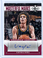 2012-13 Panini Limited Basketball Anderson Varejao Masterful Marks Auto Card #23 /99