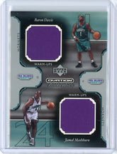 2002-03 Upper Deck Basketball Baron Davis Jamal Mashburn Patch Card #BD/JM