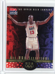 1995-96 Upper Deck Basketball Shaquille O'Neal USA Card #2