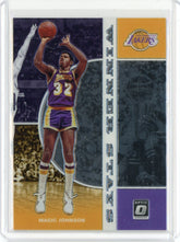 2019-20 Panini Donruss Optic Basketball Magic Johnson Winner Stays Card #1