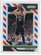 2018-19 Panini Prizm Basketball Matthew Dellavedova Red White Blue Prizm Card #266