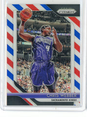 2018-19 Panini Prizm Basketball Chris Webber Red White Blue Prizm Card #165