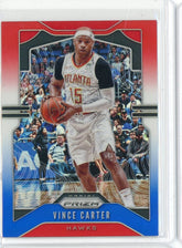 2019-20 Panini Prizm Basketball Vince Carter Red White Blue Prizm Card #33