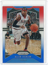2019-20 Panini Prizm Basketball Allen Iverson Red White Blue Prizm Card #6