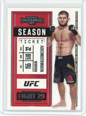 2021 Panini Chronicles UFC Khabib Nurmagomedov Season Ticket Card #2