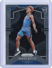 2020-21 Panini Prizm Basketball Darius Bazley RC Card #289