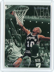 1994-95 Fleer Basketball Dennis Rodman NBA All Defensive Team Card #9 of 10