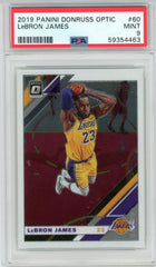 2019-20 Panini Optic Basketball Lebron James Card #60 PSA 9 MINT