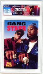 1991 The Rap Pack Gang Starr Card #35 HGA 9.0 MINT