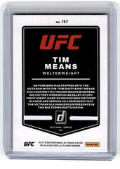 2022 Panini UFC Donruss Tim Means Pink Laser /99 Card 157