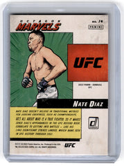 2022 Panini UFC Donruss Marvels Nate Diaz Pink Card 14