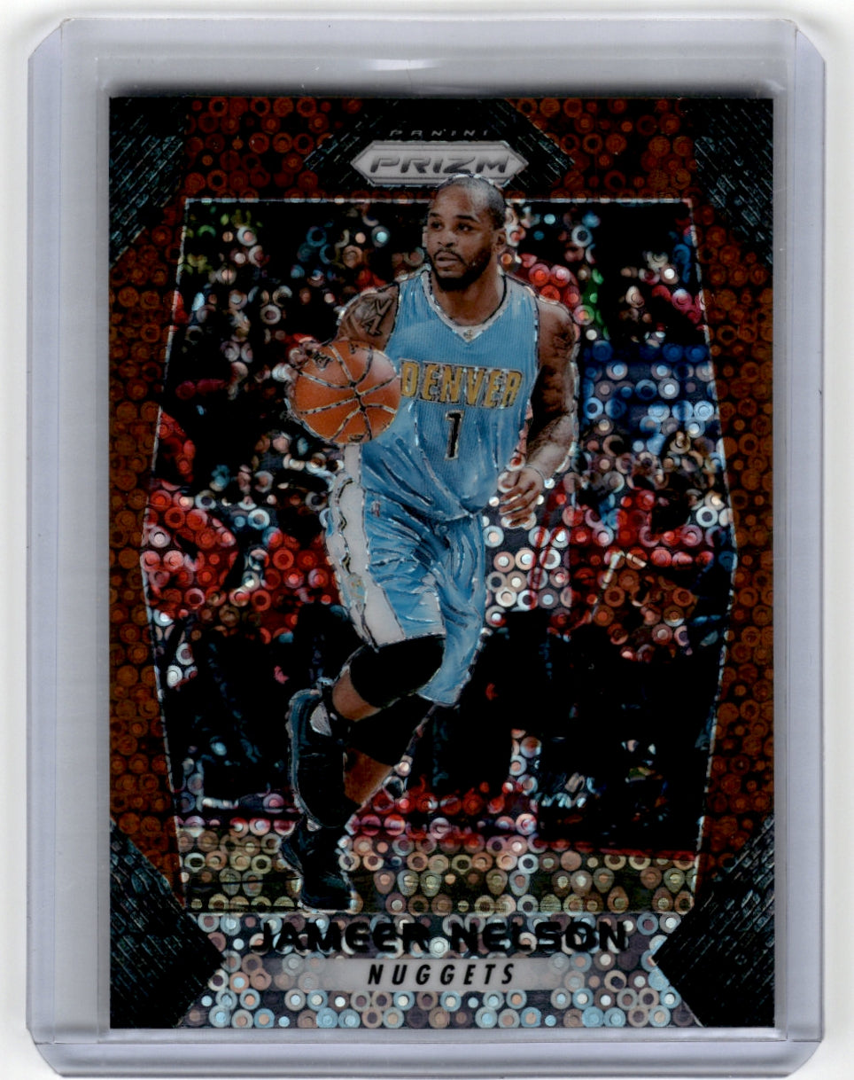 2017 Panini Prizm #169 Jameer Nelson Prizms Fast Break Bronze