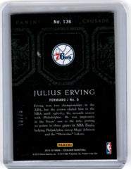 2012 Panini Excalibur Crusade /75 #136 Julius Erving