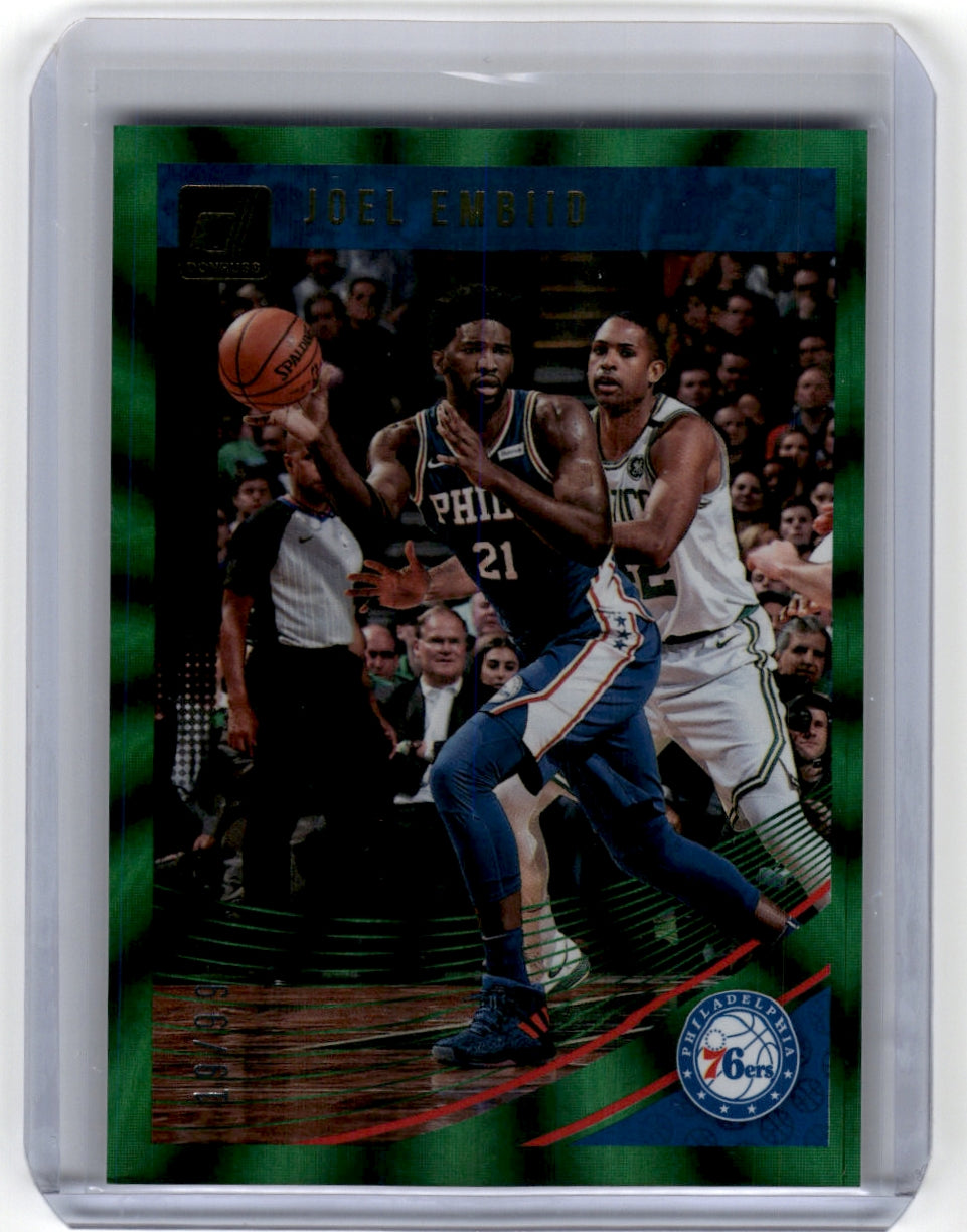 2018 Donruss Optic/99 #99 Joel Embiid Green