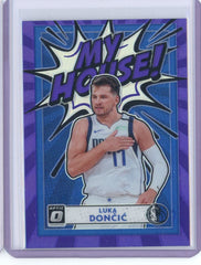 2020 Panini Optic Luka Doncic My House Purple Card 13