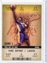 2002-03 Fleer Authentic Kobe Bryant Card #17