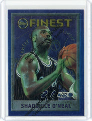 1995-96 Topps Finest Shaquille O'Neal Card #32