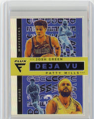 2020-21 Panini Flux Josh Green Patty Mills Silver Prizm Card #35