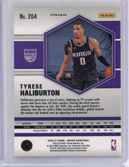 2020 Panini Mosaic Tyrese Haliburton RC Red Wave Card #204