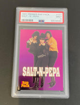 1991 Premier Rap Pack Salt N Pepa #107 PSA 9