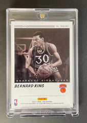 2020-21 Panini Noir Bernard King Snapshot Signatures /99 #SNABKI