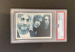 1995 Panini Smash Hits Nirvana Sticker #94 PSA 7