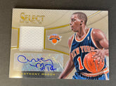 2013-14 Panini Select Anthony Mason Auto #37