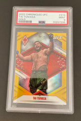 2022 Chronicles UFC Tai Tuivasa Gold #314 PSA 9