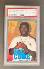 1991 Premier Rap Pack Ice Cube #48 PSA 9 MINT