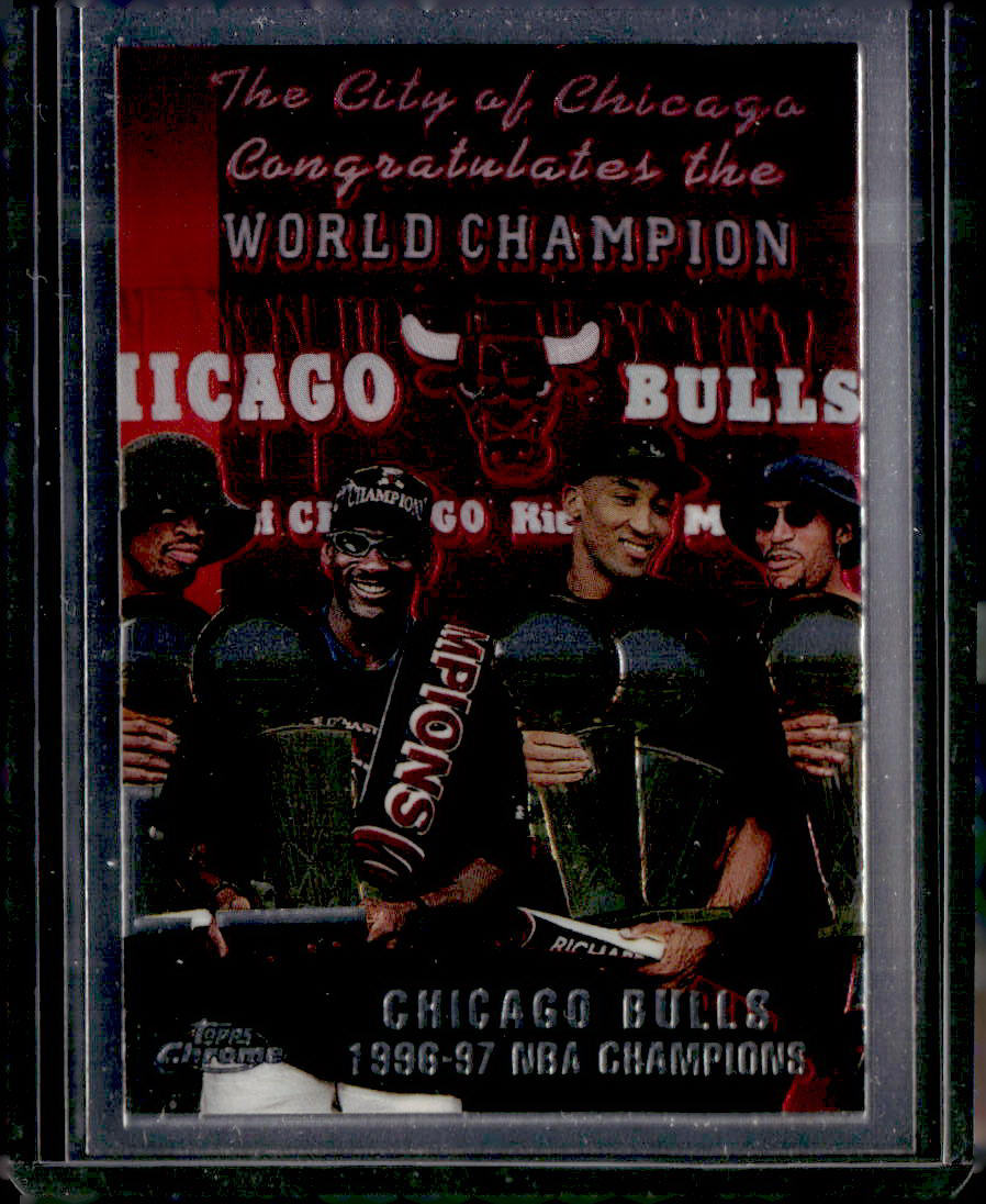 Chicago Bulls 1996-97 NBA Champions EDL Base 51 NM