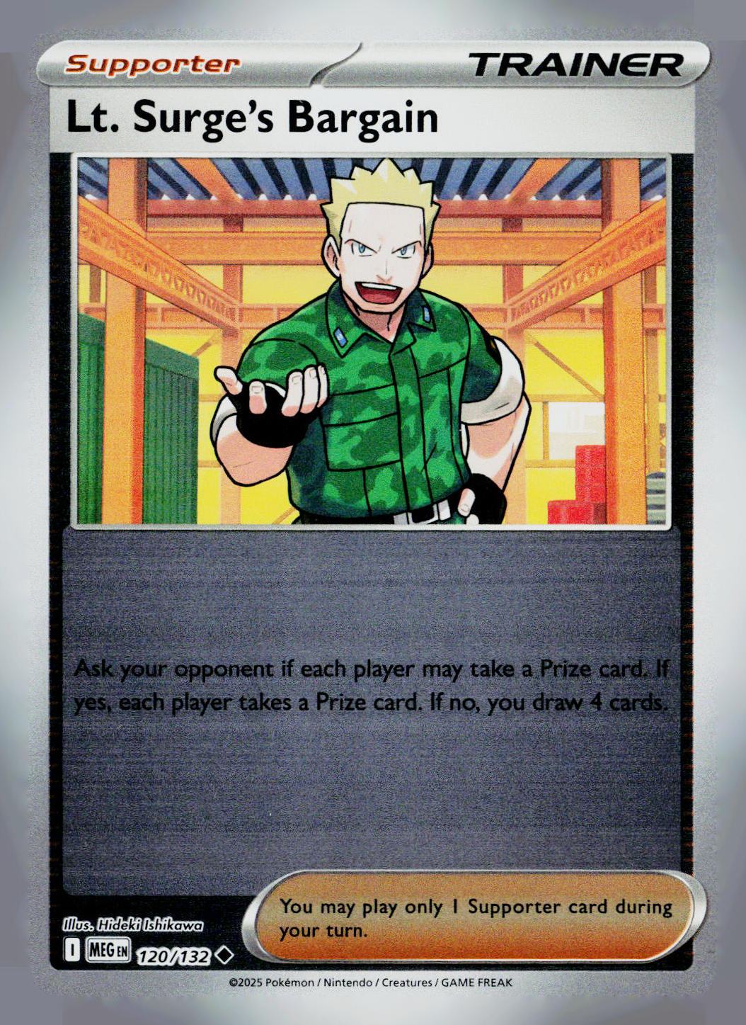 Lt. Surge's Bargain MEG Reverse Holo NM