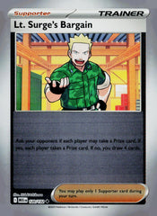 Lt. Surge's Bargain MEG Reverse Holo NM