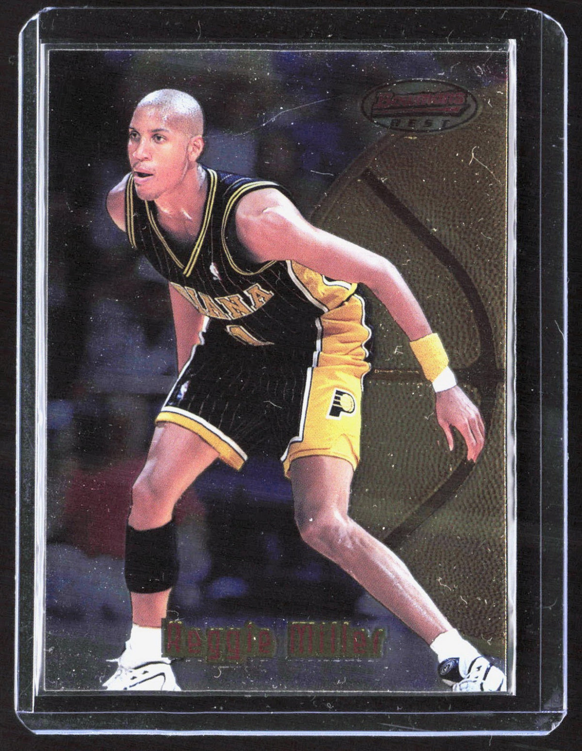 1997-98 Bowman's Best Reggie Miller 9 Basketball Indiana Pacers