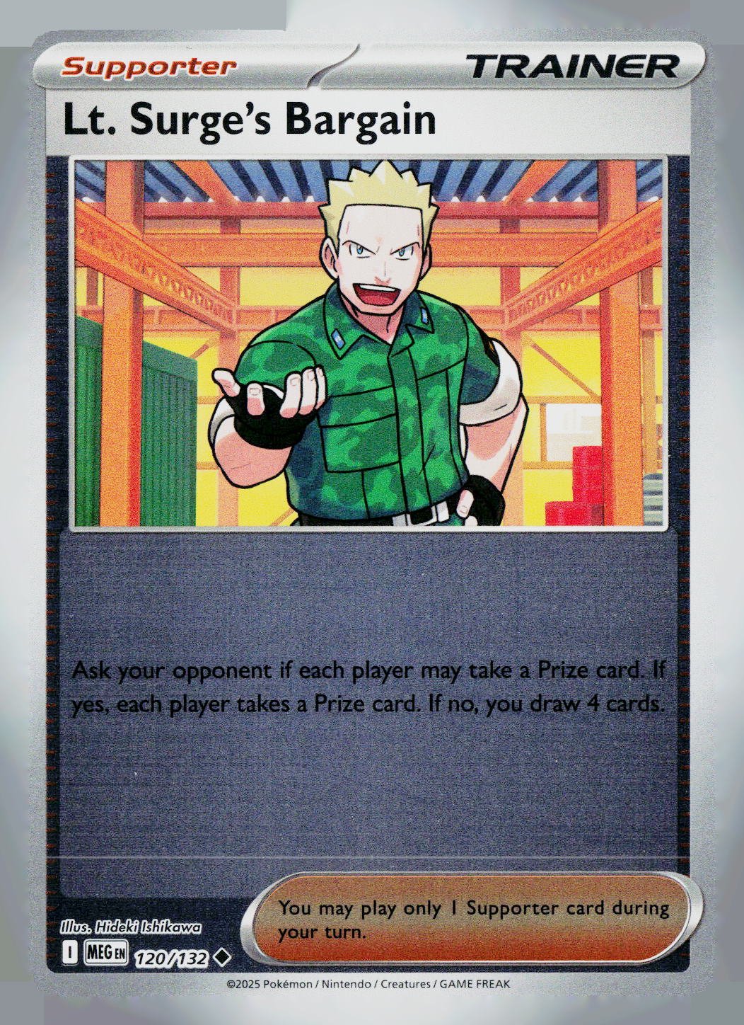 Lt. Surge's Bargain MEG 120/132 Reverse Holo NM