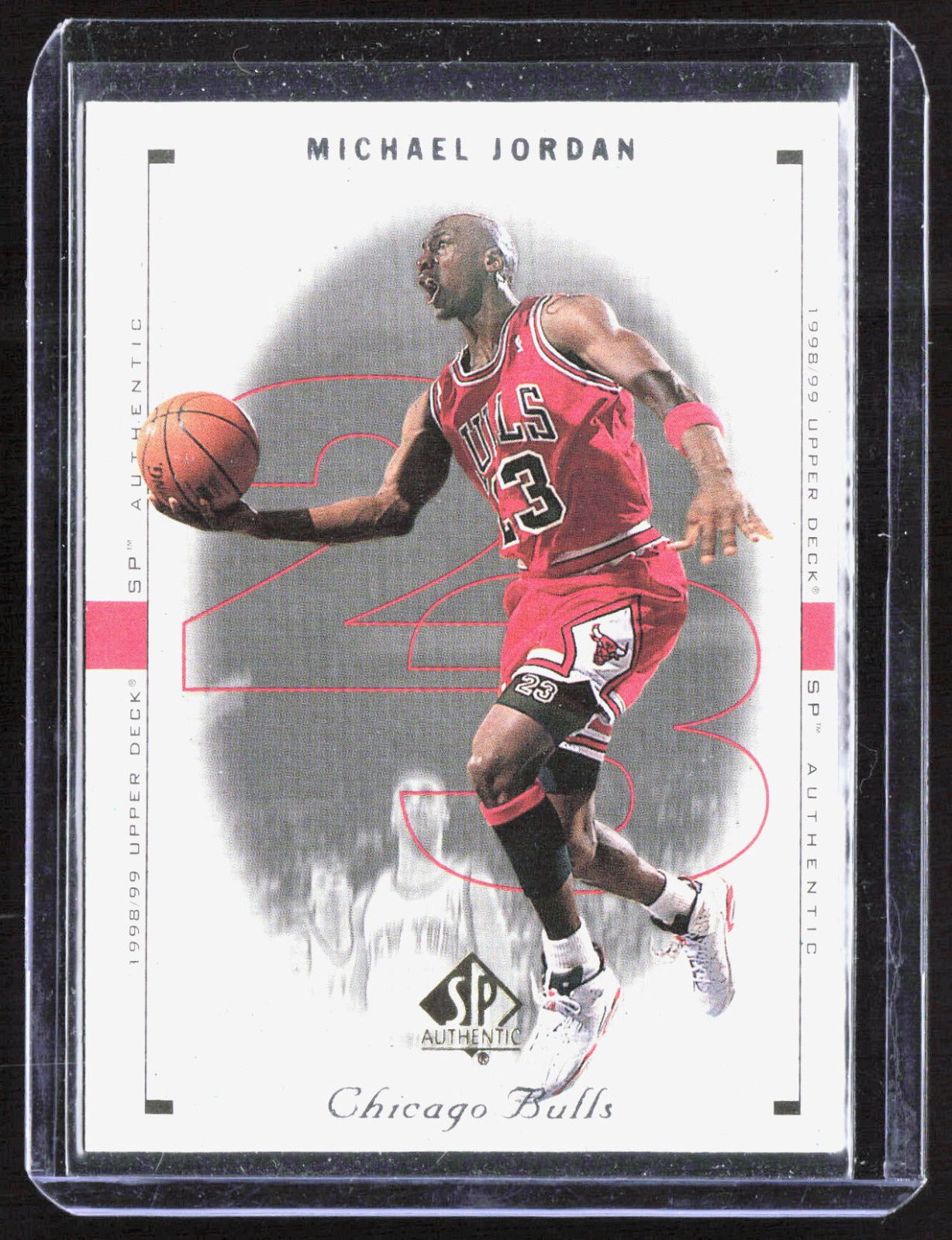 1998-99 SP Authentic Michael Jordan 5 Basketball Chicago Bulls