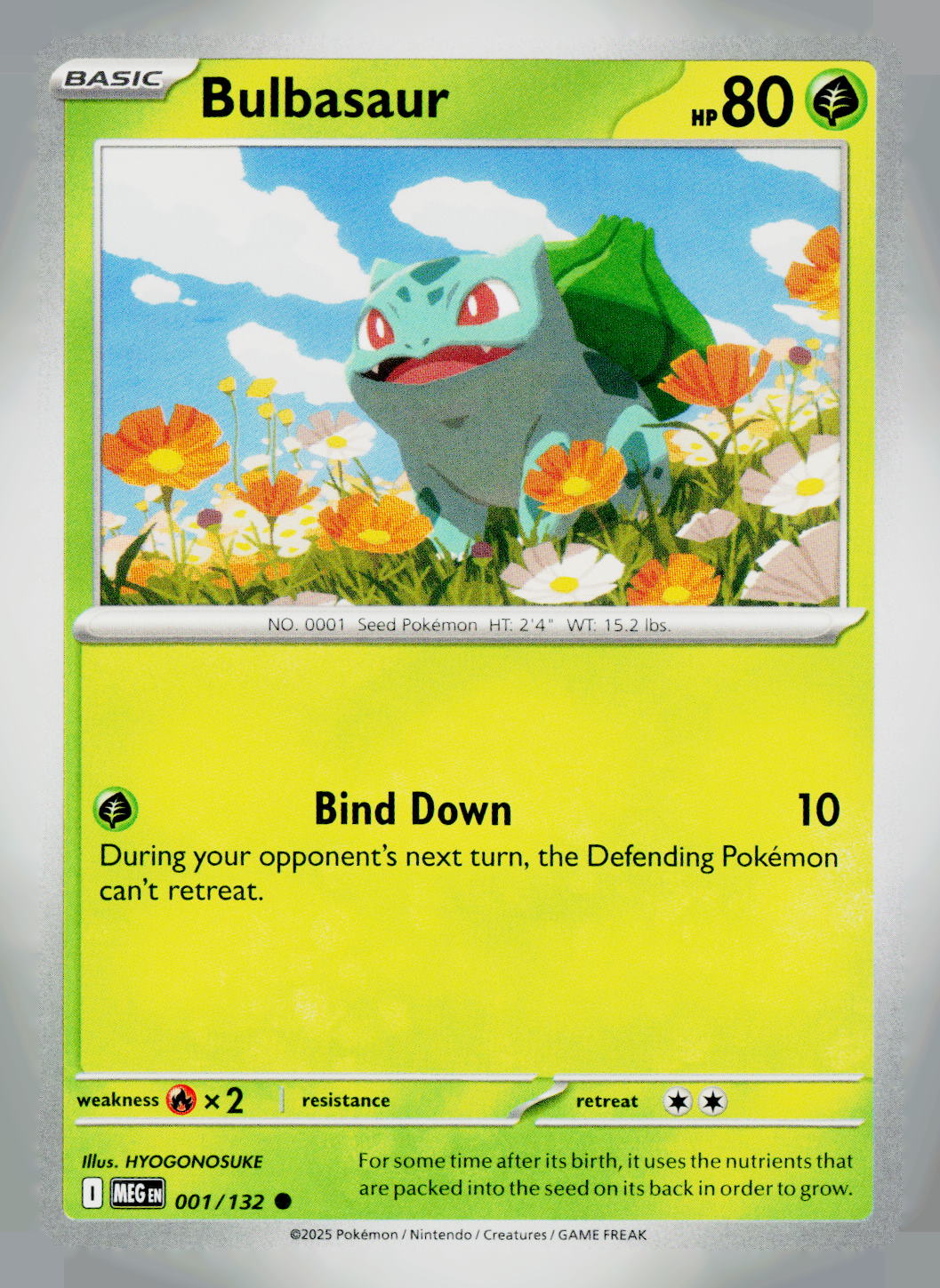 Bulbasaur MEG 001/132 NM