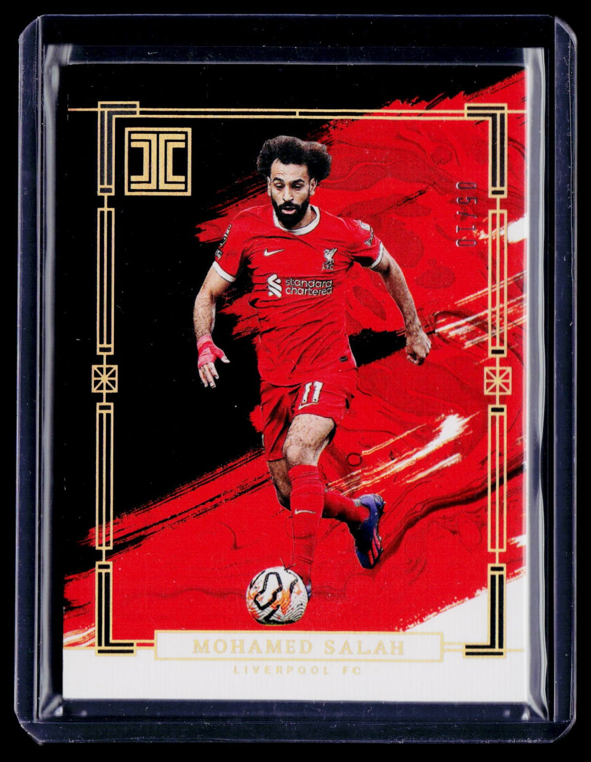 Mohamed Salah Panini Impeccable Premier League - Gold 79 NM