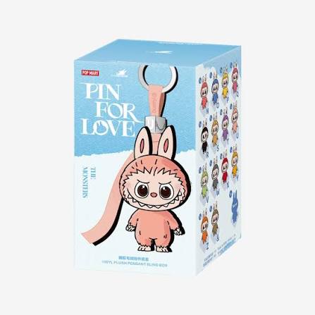 THE MONSTERS LABUBU PIN FOR LOVE SERIES-Vinyl Plush Pendant Blind Box (N-Z)