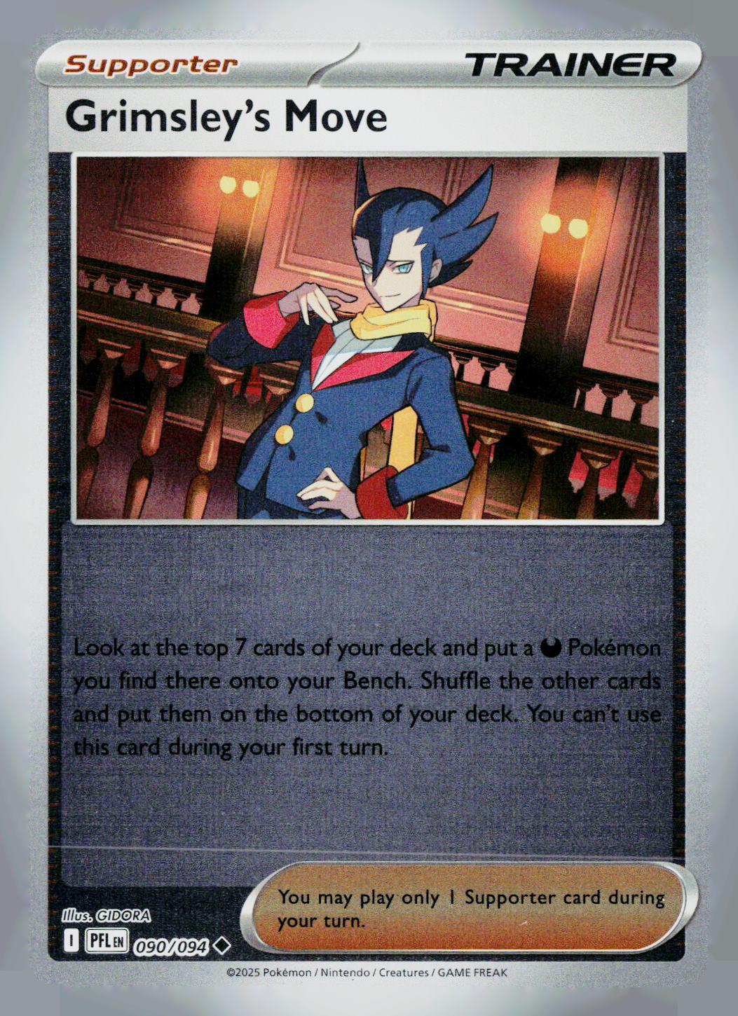 Grimsley's Move PFL 090/094 Reverse Holo NM