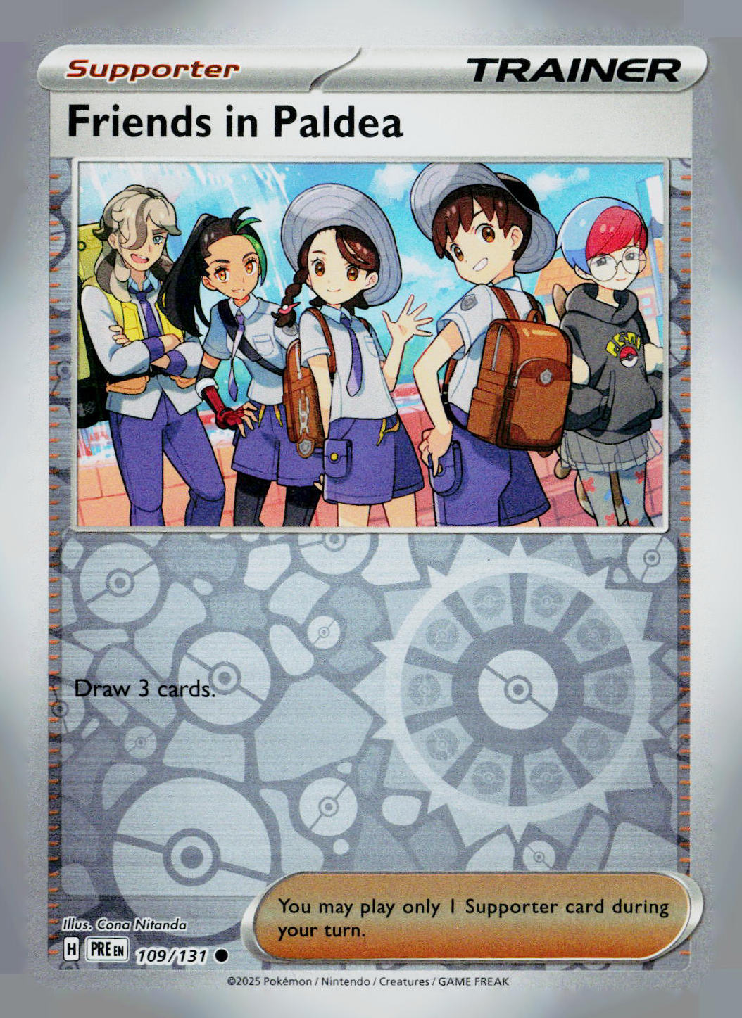 Friends in Paldea PRE Reverse Holo NM