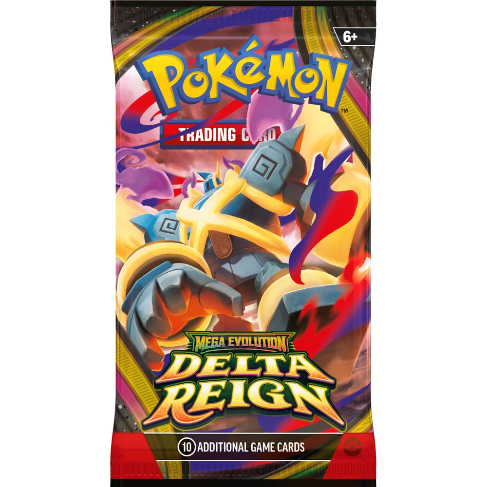 Pokemon TCG Mega Evolution Delta Reign booster pack art
