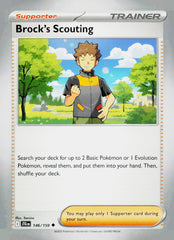 Brock's Scouting JTG 146/159 NM